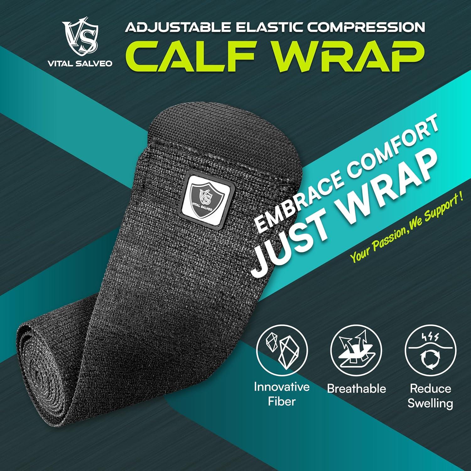 Faja Compresiva Transpirable Vital Salveo para Pantorrilla 10cm