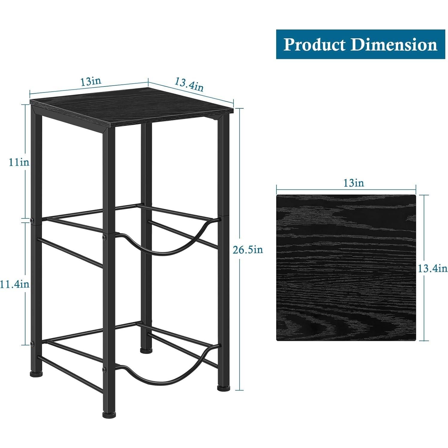 Soporte para Jarras de Agua OYEAL 5 Galones con Estante Negro