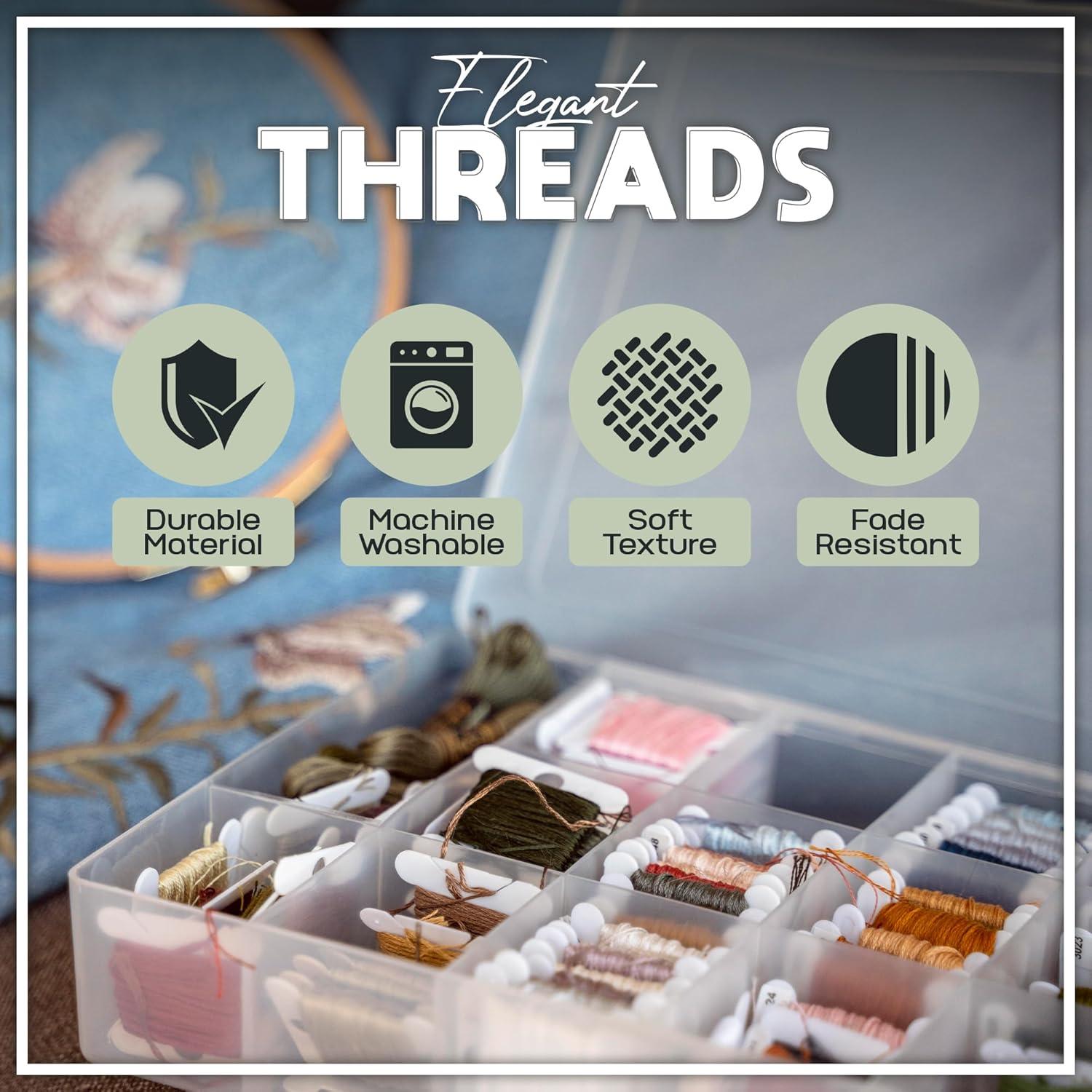 Kit de Hilos de Bordado Atteret - Algodón DMC 2 Recargas