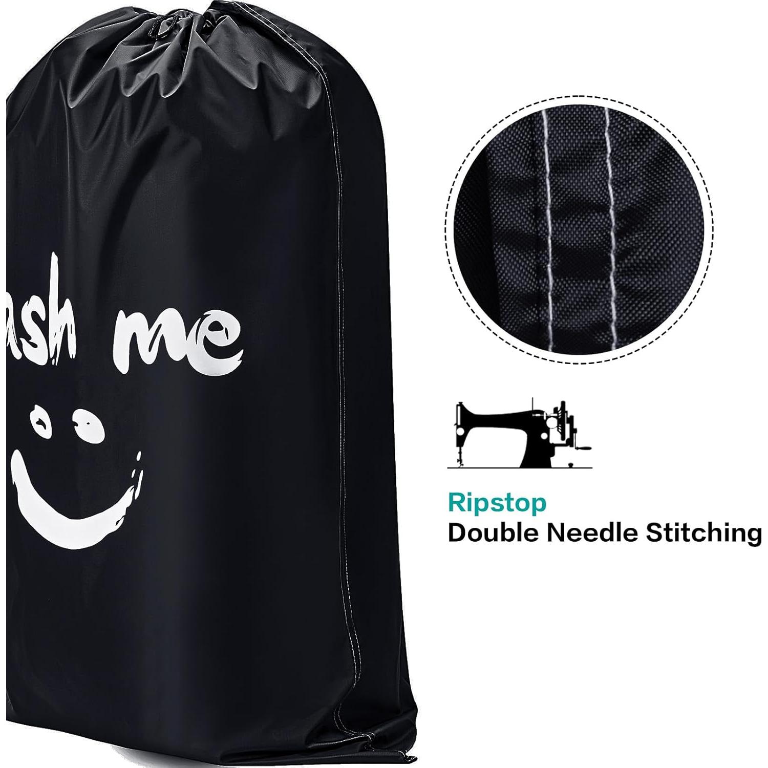 Bolsa de Lavandería HOMEST Wash Me 71x102 cm Negra - Gran Capacidad