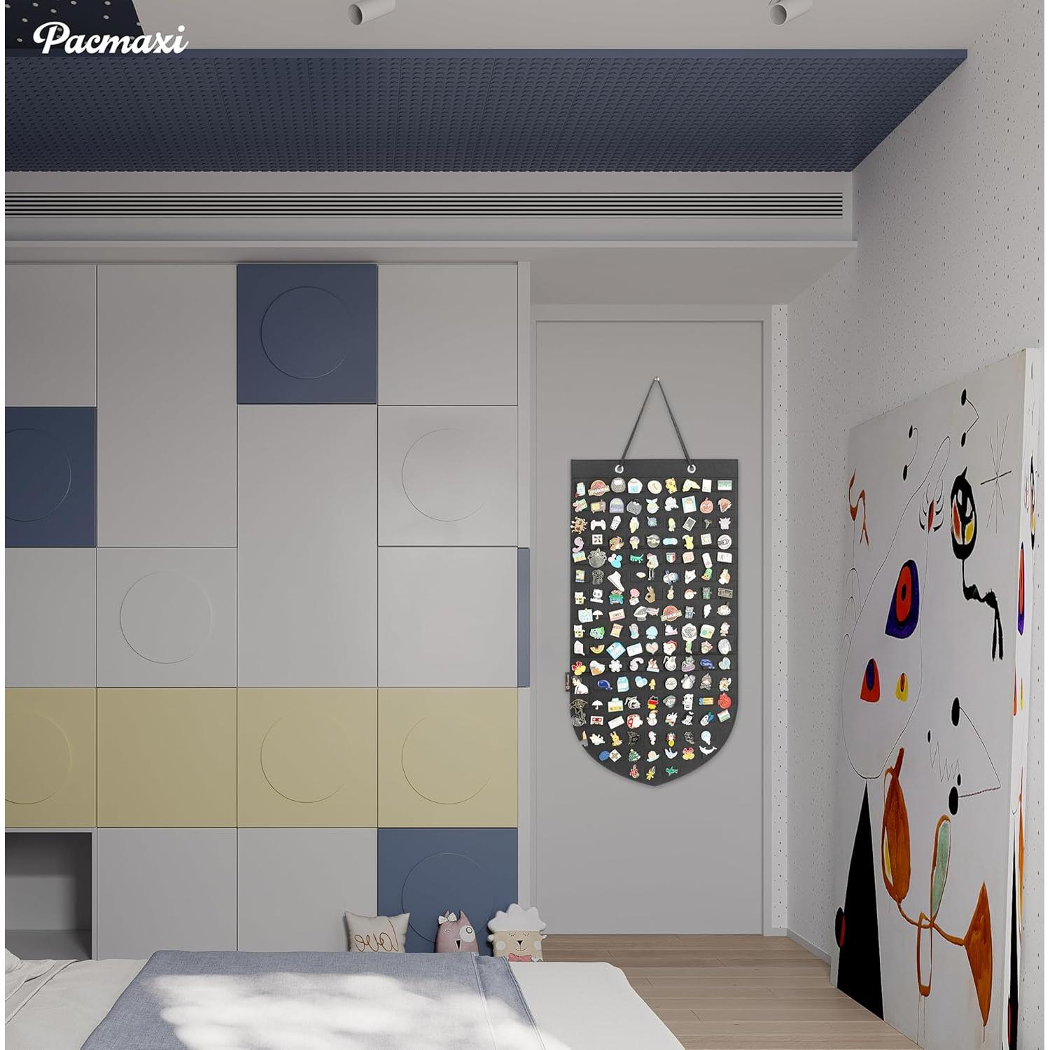 Organizador de Broches Colgante PACMAXI Negro 96 Pines