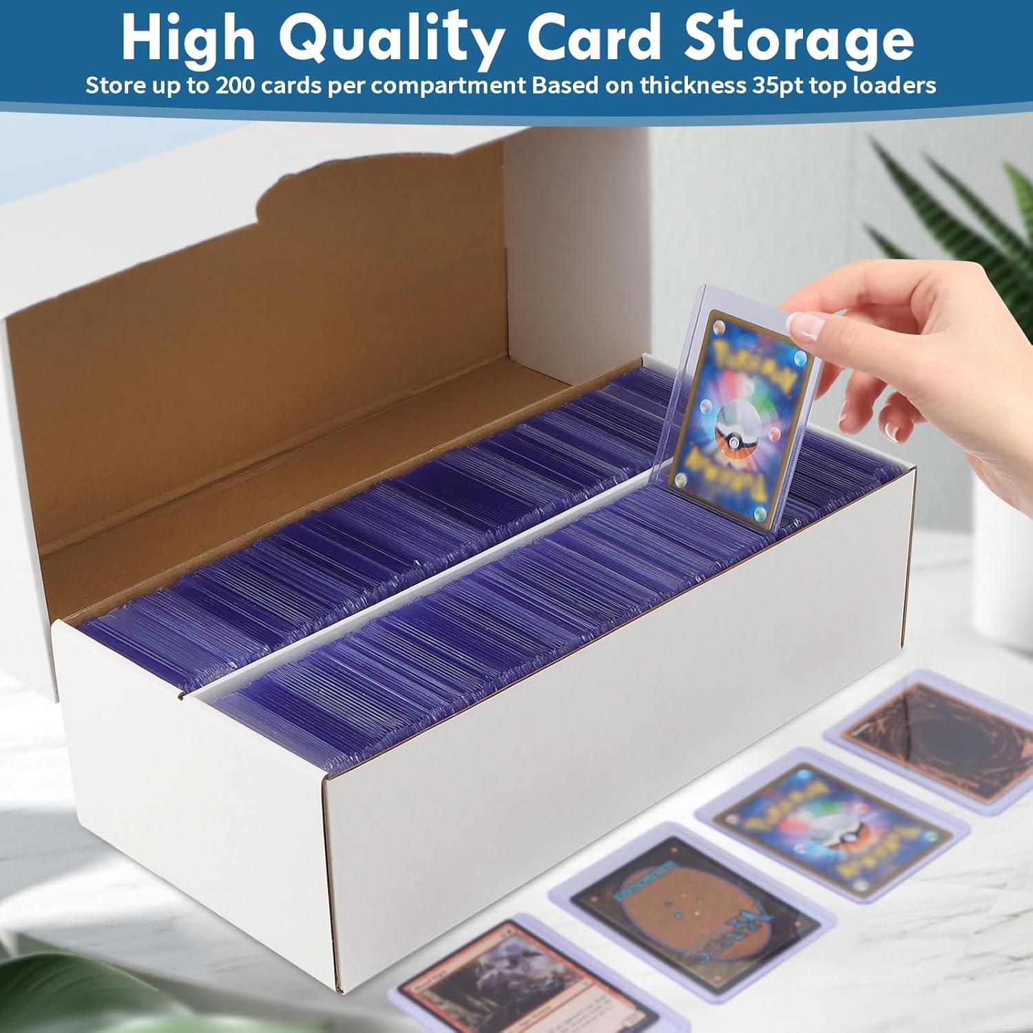 Caja de Almacenamiento de Cartas HIMOMO - 6 Paquetes, 1600 Cartas