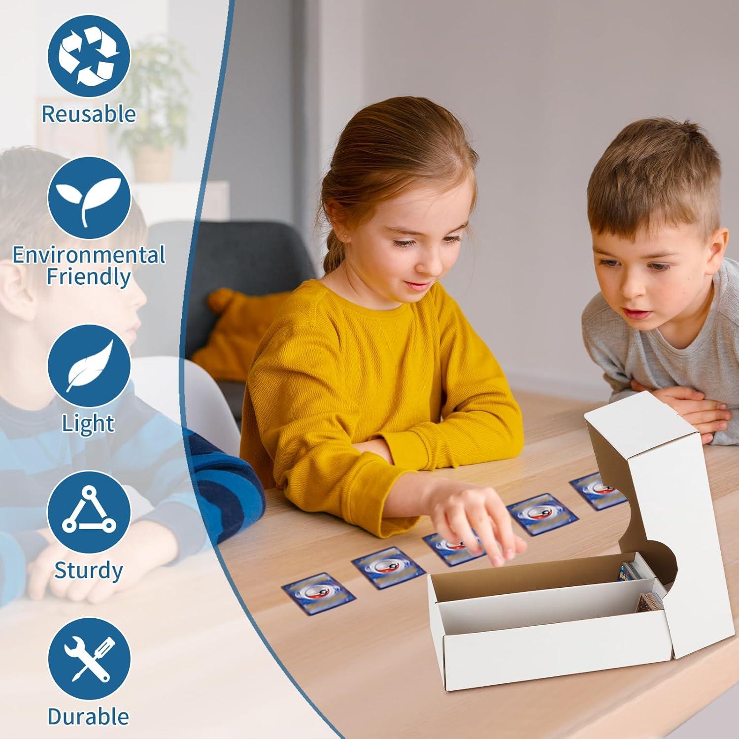 Caja de Almacenamiento de Cartas HIMOMO - 6 Paquetes, 1600 Cartas