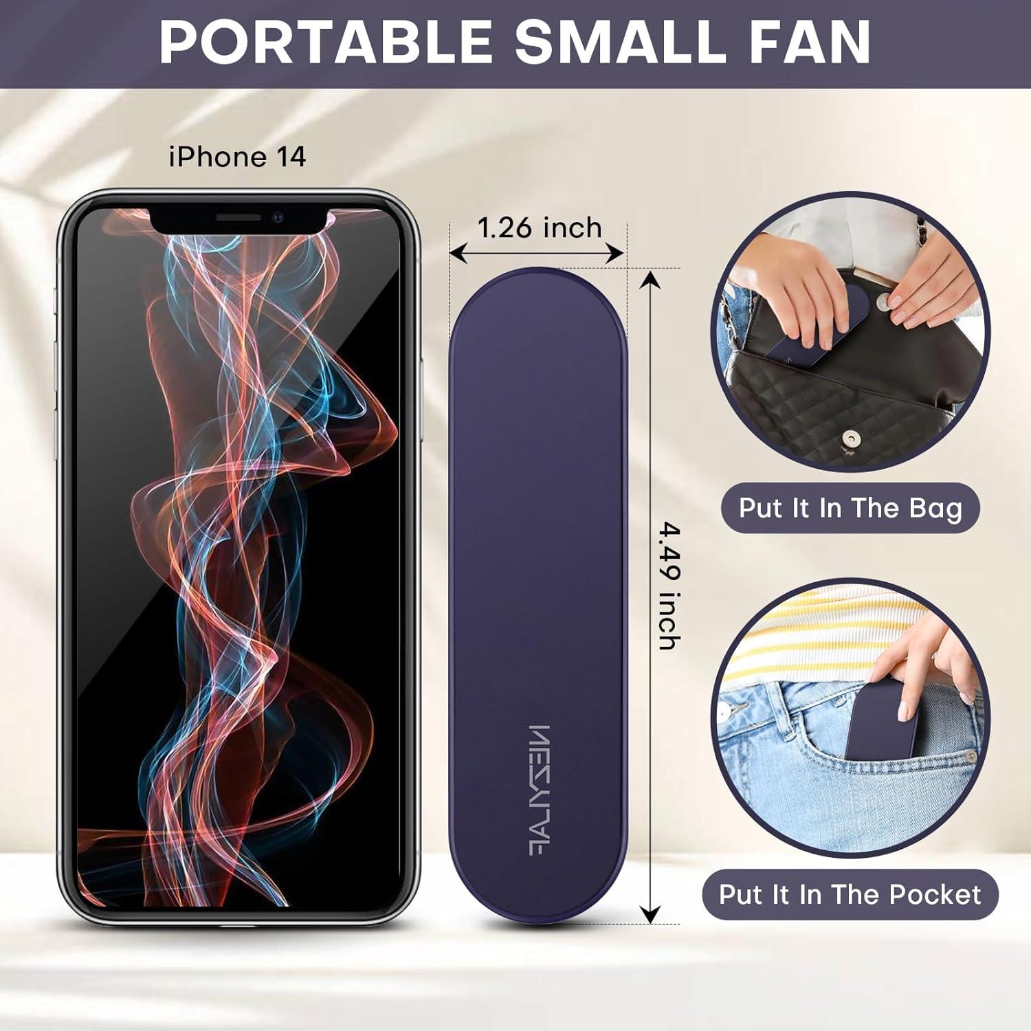 Ventilador portátil mini Nezylaf N1 recargable 1800mAh