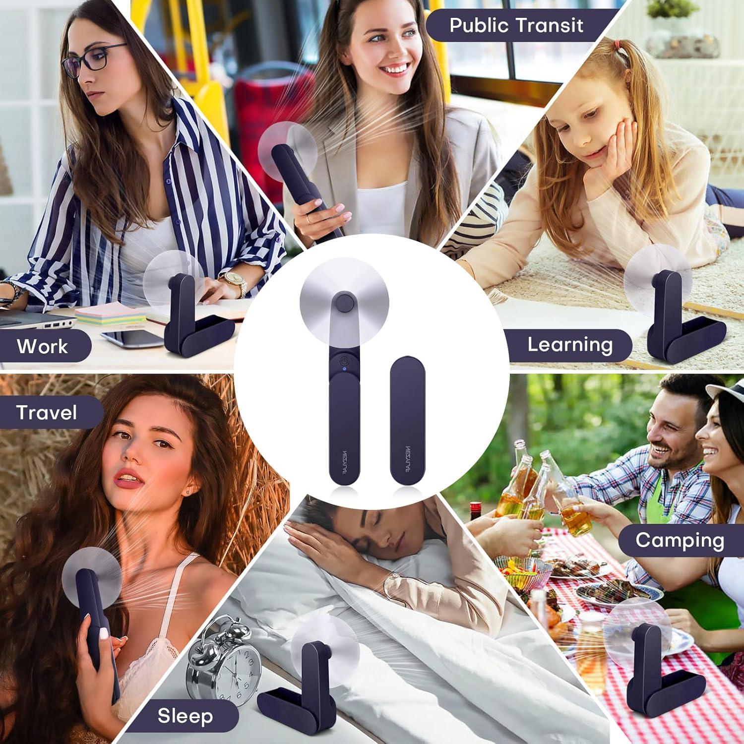 Ventilador portátil mini Nezylaf N1 recargable 1800mAh