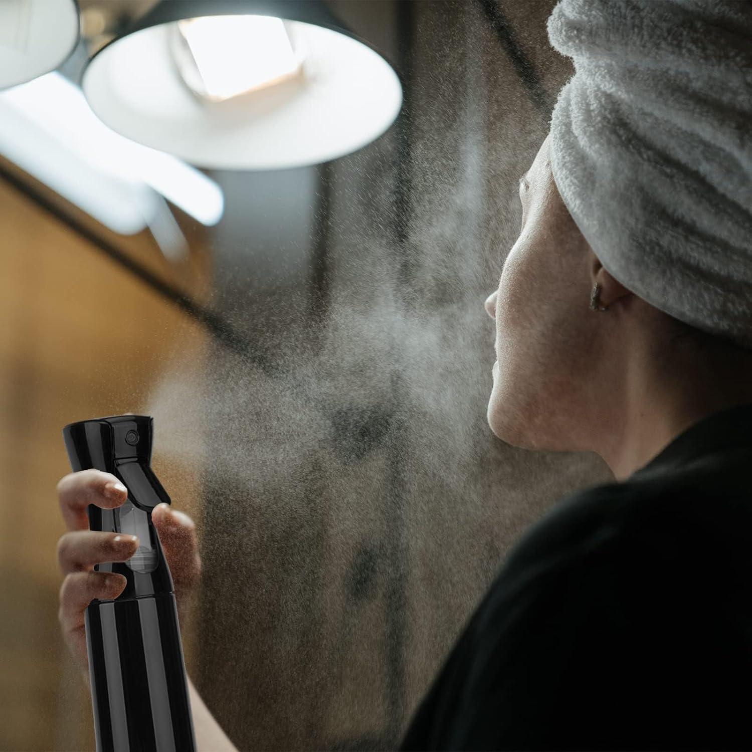 Botella Spray Neblina Ultra Fina 200ml Zuhose Negra