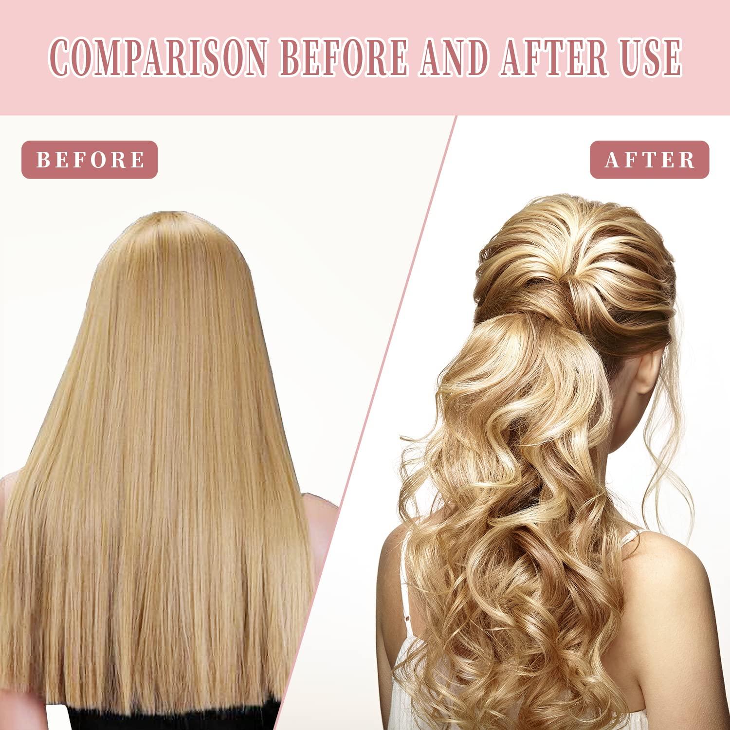 30 Rulos de Pelo Sin Calor Essenergi - Estilo Espiral 30 cm