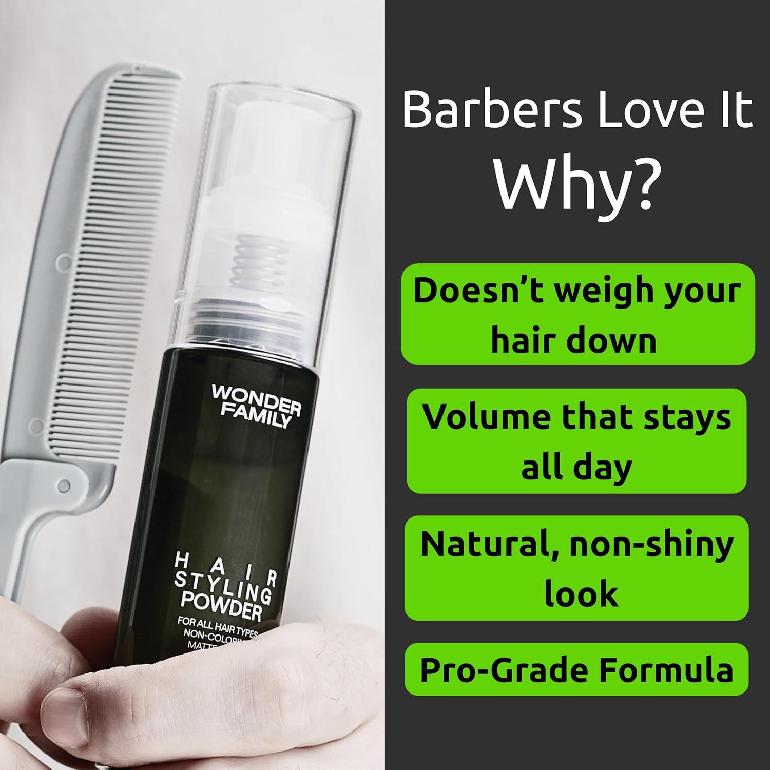 Polvo Texturizante para Cabello Wonder Family 19.84 g - Volumen y Acabado Mate