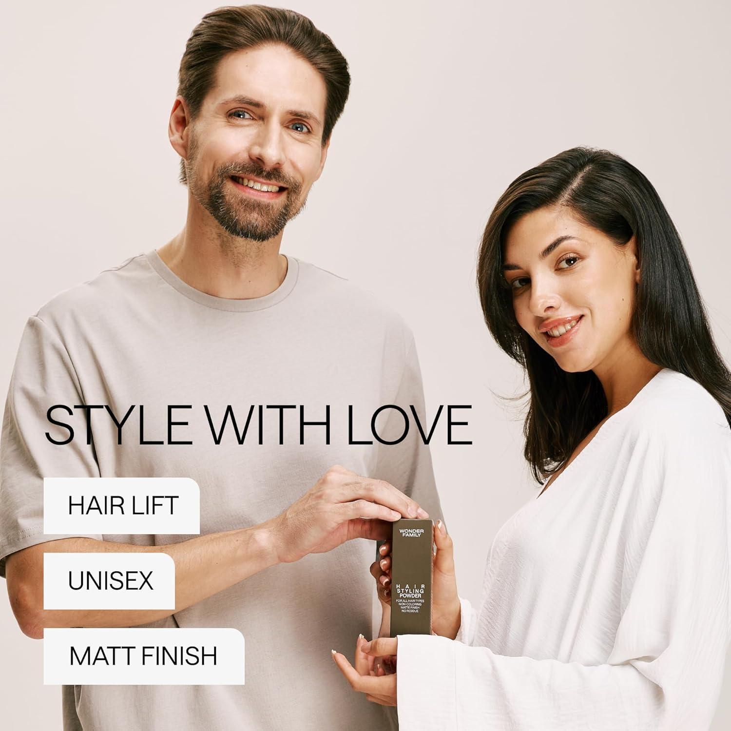 Polvo Texturizante para Cabello Wonder Family 19.84 g - Volumen y Acabado Mate
