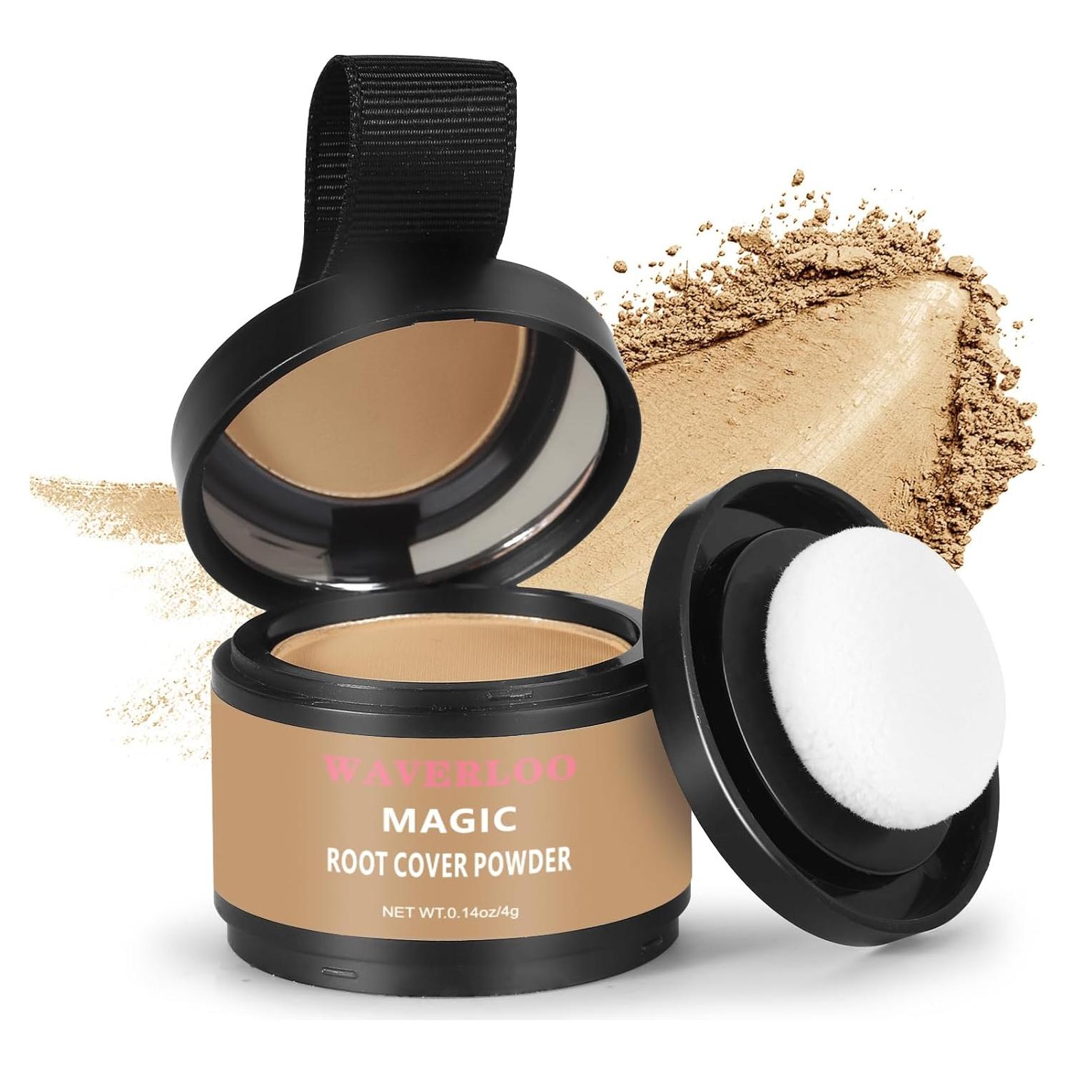 Waverloo Magic Root Cover Up - Polvo Cubre Raíces Rubio Oscuro 28g