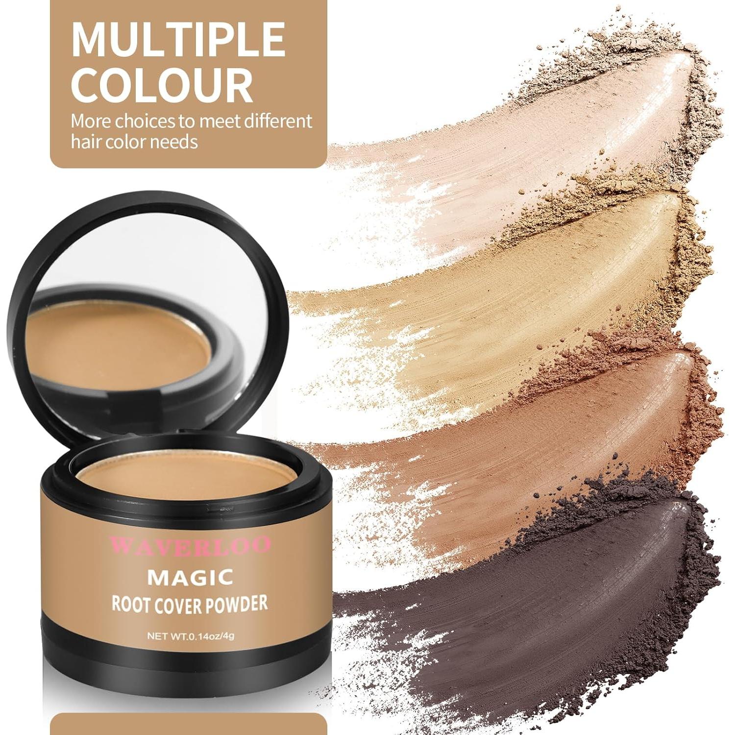 Waverloo Magic Root Cover Up - Polvo Cubre Raíces Rubio Oscuro 28g