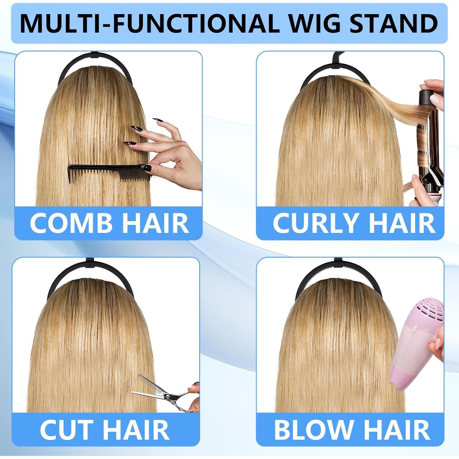 Soporte Plegable para Pelucas JOINSI - 6 Paquete Colgante