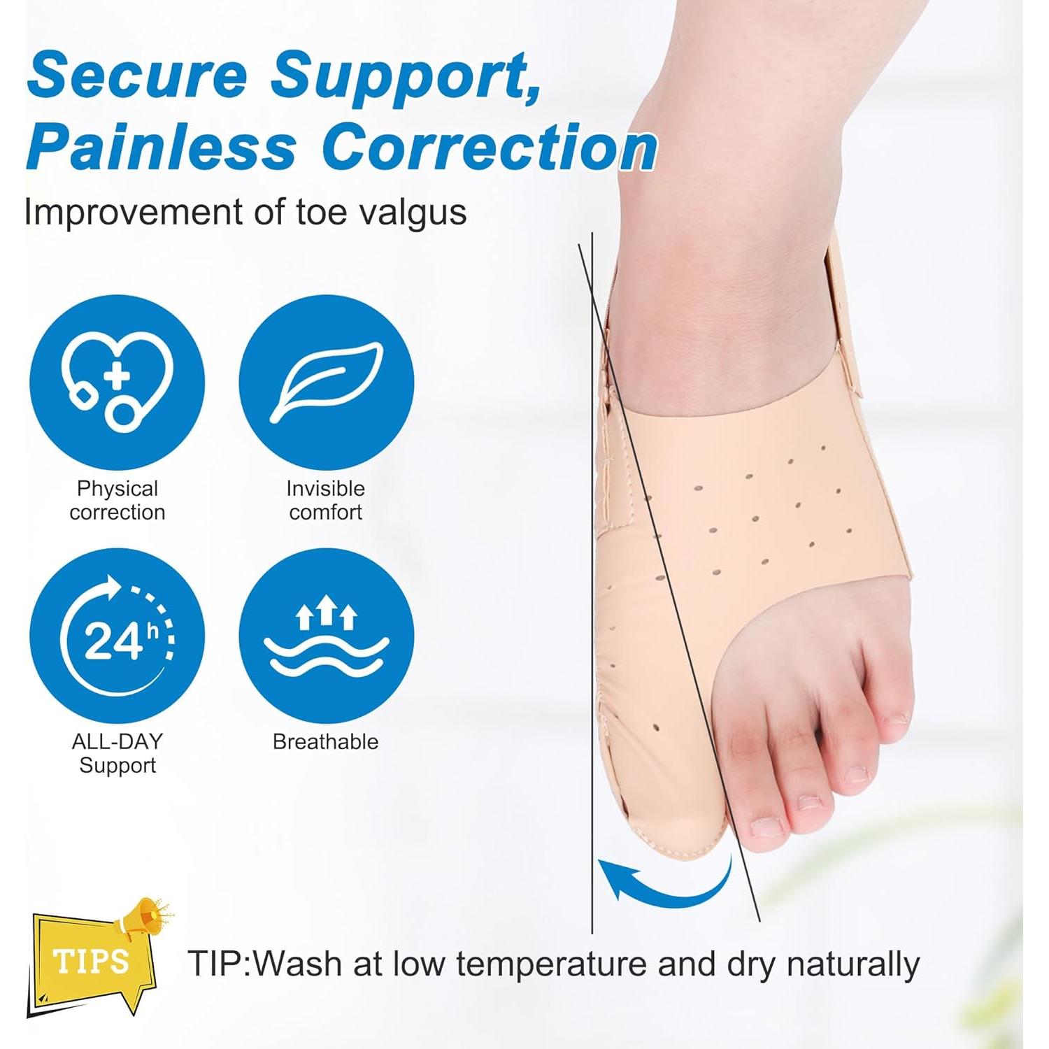 Corrector de Juanetes JFNoraiva - Calcetines Ultra Delgados Ajustables