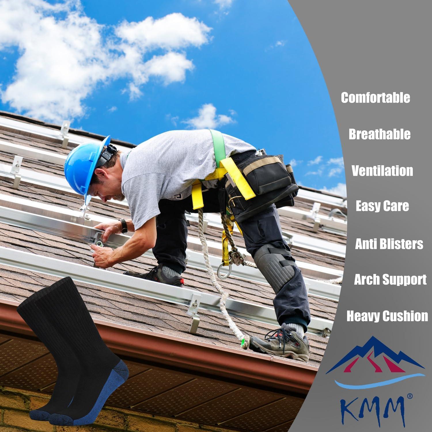 Calcetines KMM para Hombre 6 Pares Acolchados Control Humedad