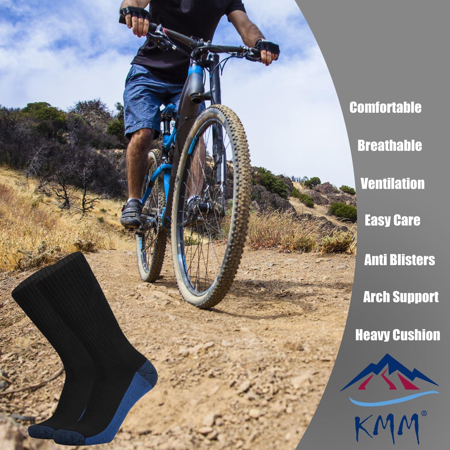 Calcetines KMM para Hombre 6 Pares Acolchados Control Humedad