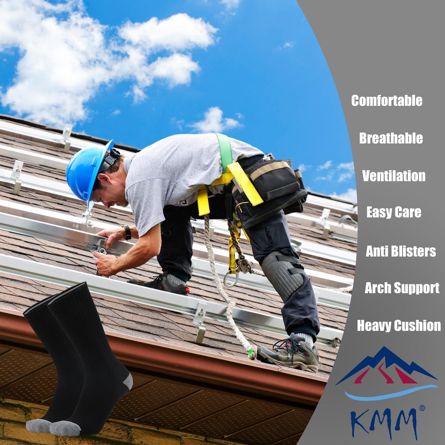 Calcetines KMM para Hombre 6 Pares Térmicos Acolchados Control Humedad