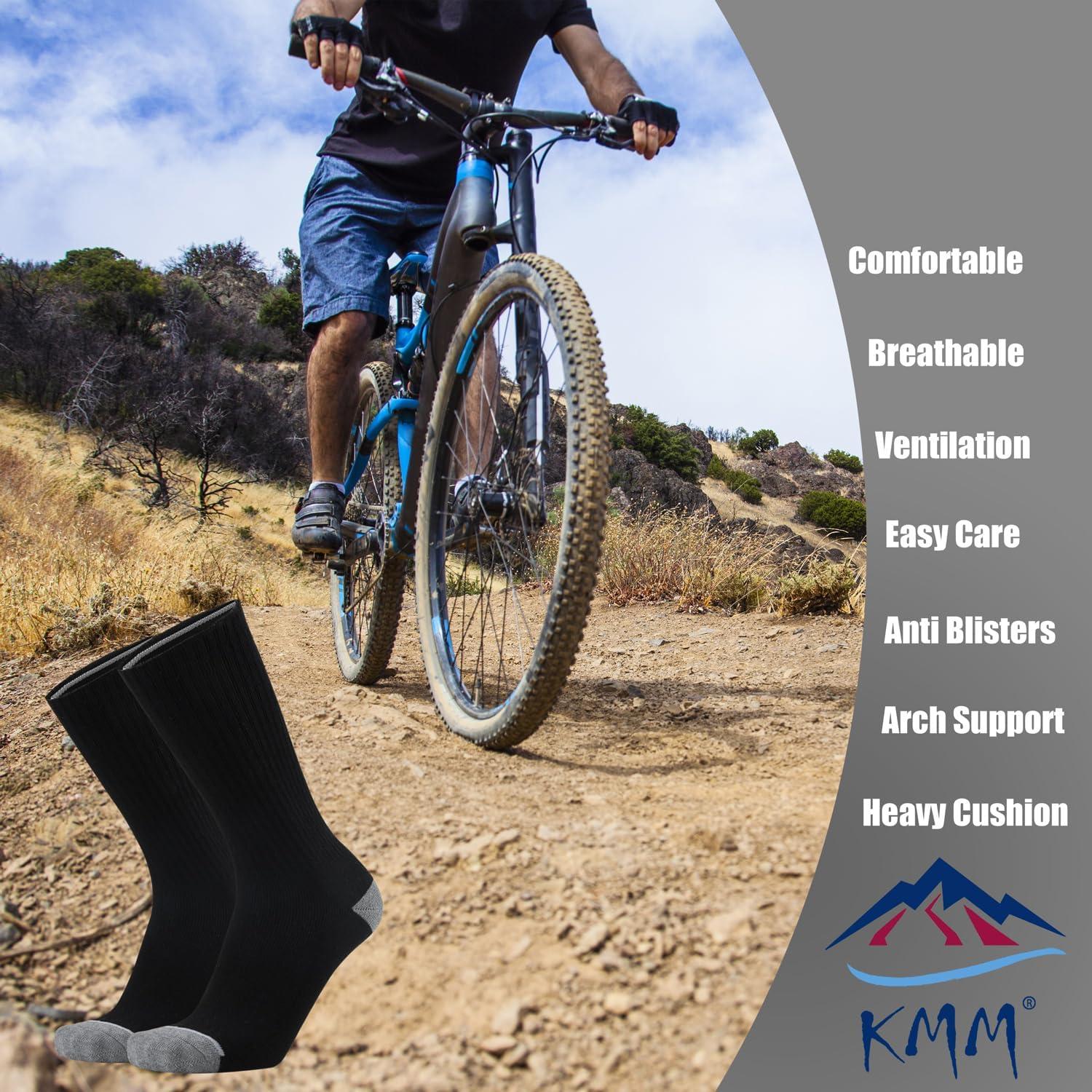Calcetines KMM para Hombre 6 Pares Térmicos Acolchados Control Humedad