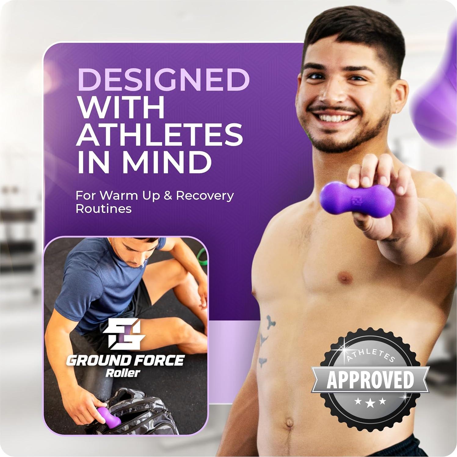 Rodillo de Masaje GROUND FORCE para Fascitis Plantar 10cm