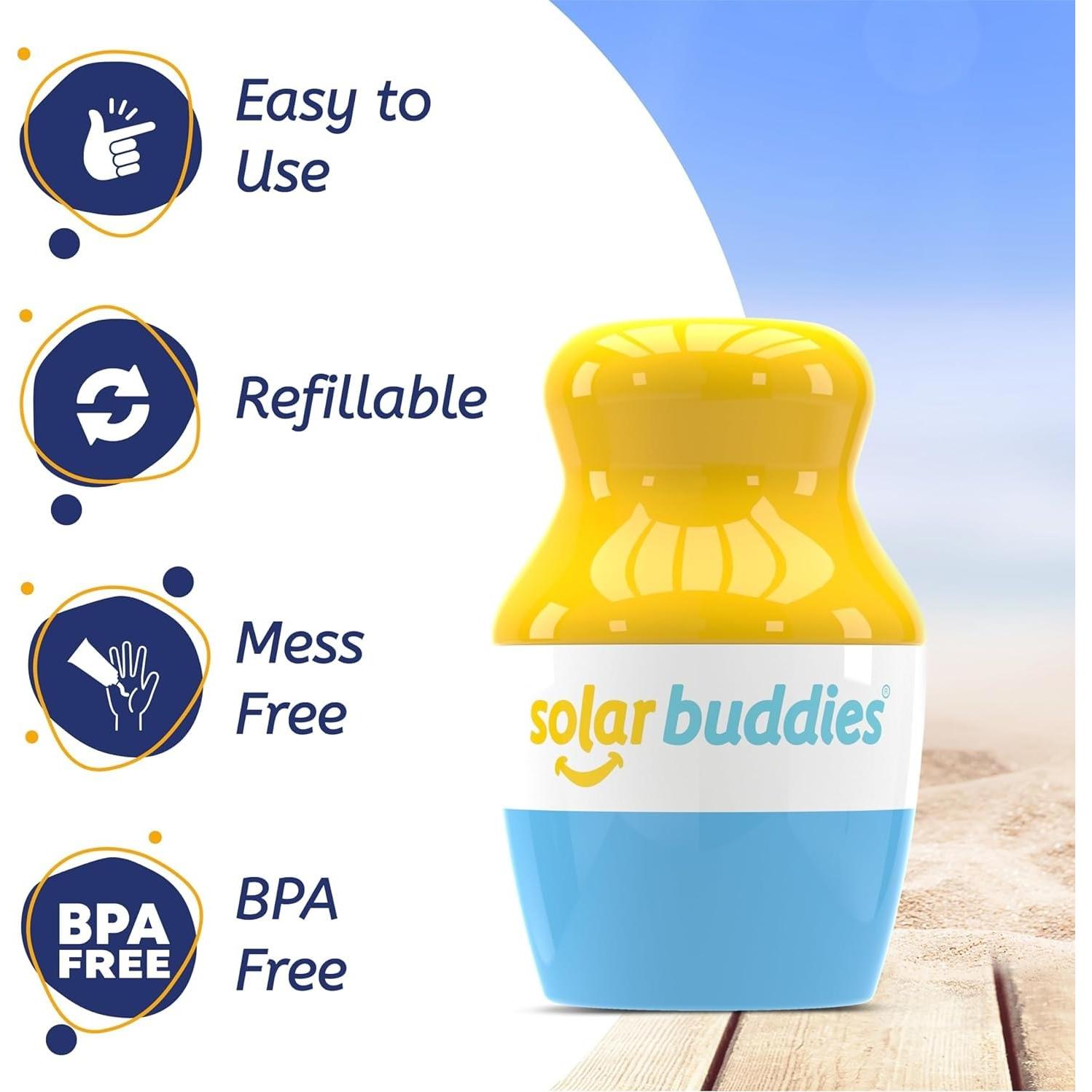 Aplicador Solar Recargable Solar Buddies - 100ml - Sin BPA
