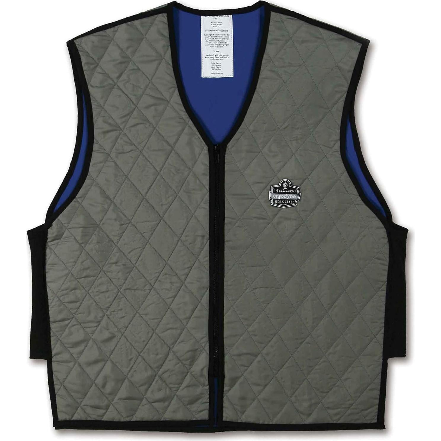 Chaleco Evaporativo Chill-Its 6665 para Hombres X-Large Gris