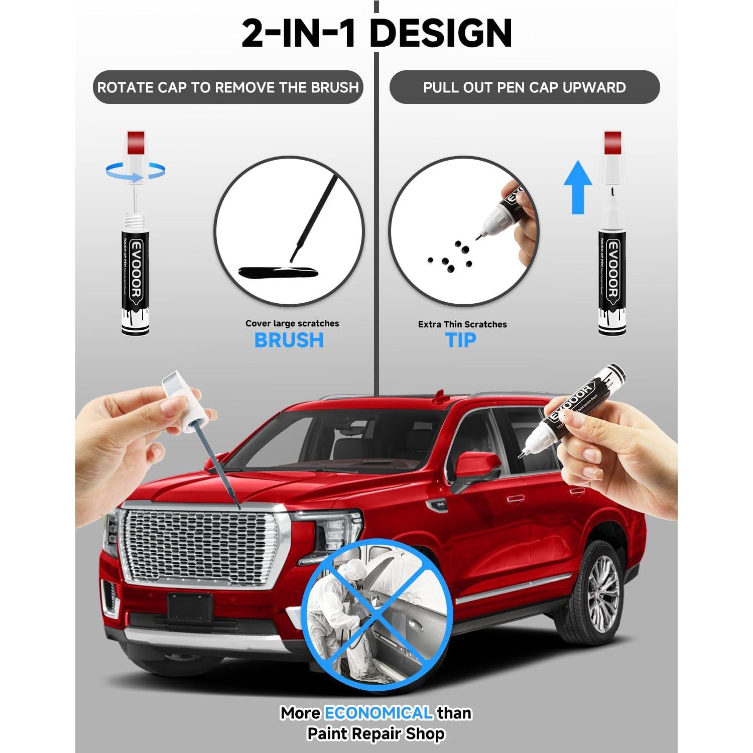 Pintura de Retoque Metálica Roja Chili Buick 12.1 ml