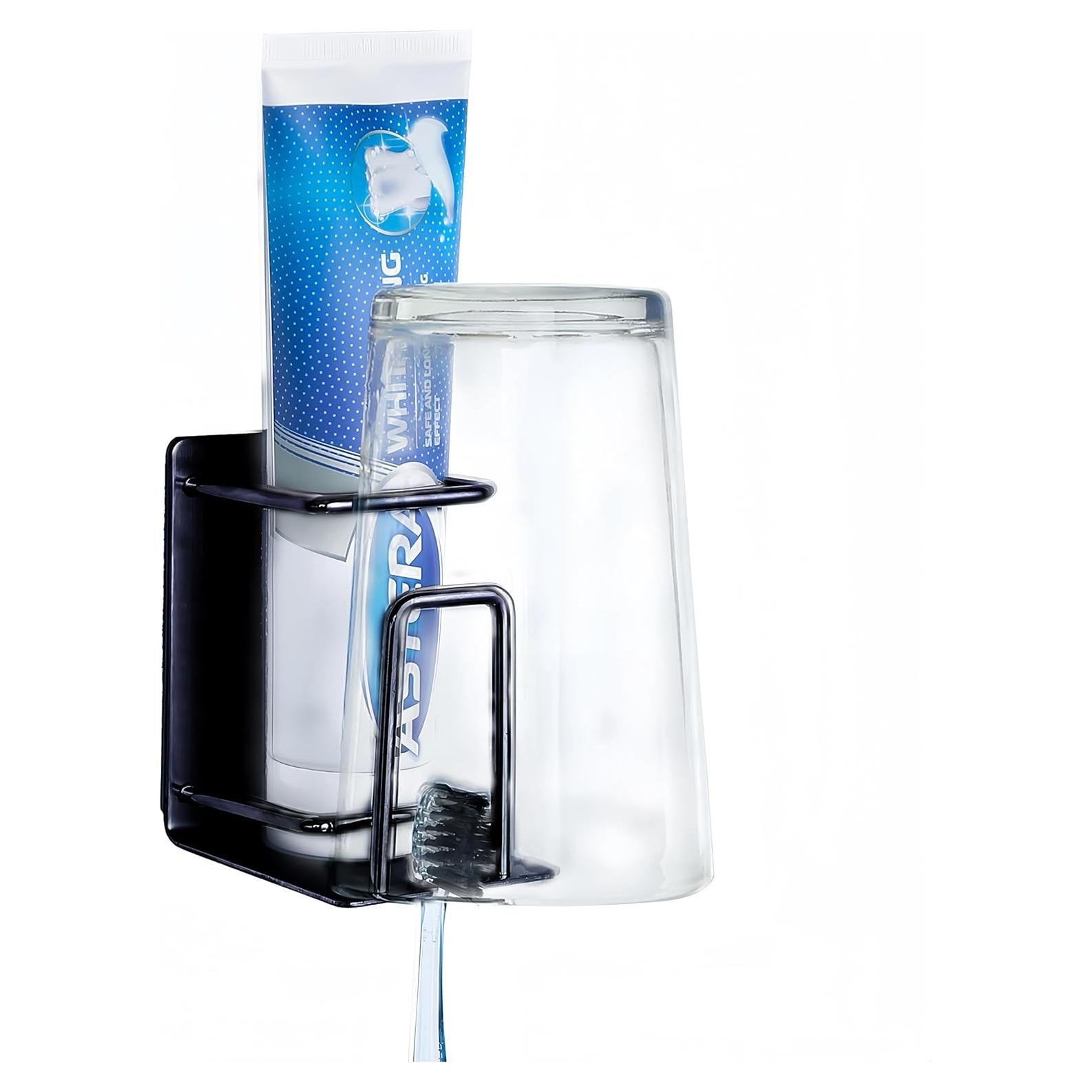 Soporte de Cepillo de Dientes VHIEDN Montado en Pared Acero Inoxidable