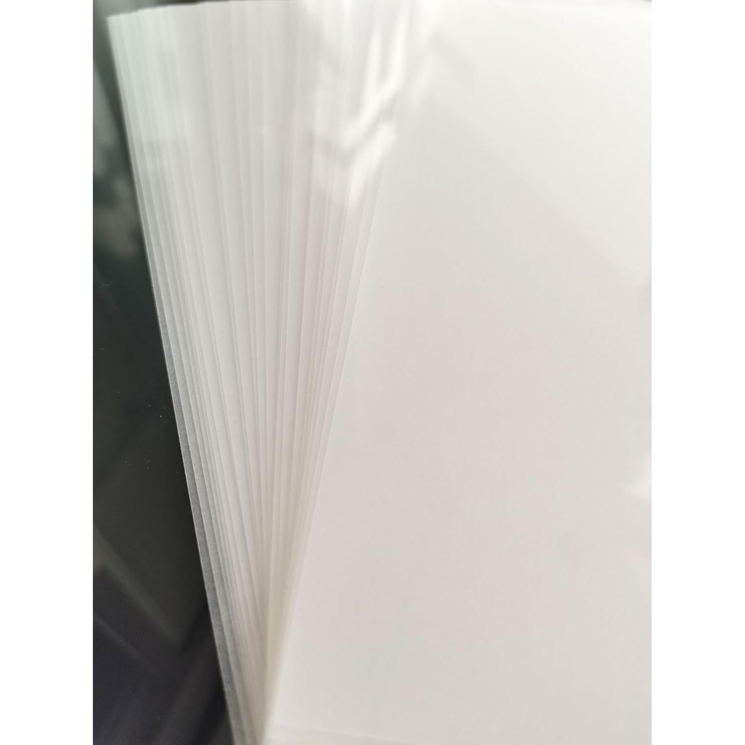 Hojas de Plástico Termocontraíble Wayyoo 25 PCS 20.3x29cm