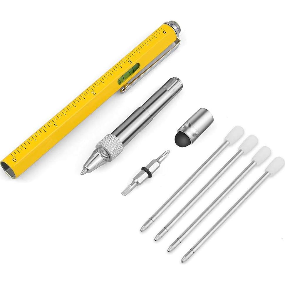 Bolígrafo Multifuncional TVBEST 6 en 1 Regalo para Hombres