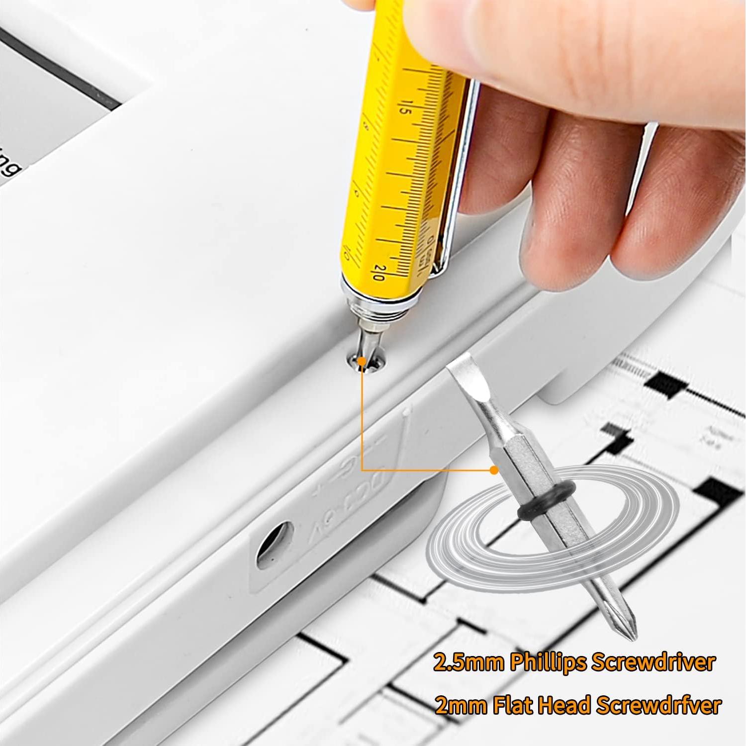 Bolígrafo Multifuncional TVBEST 6 en 1 Regalo para Hombres