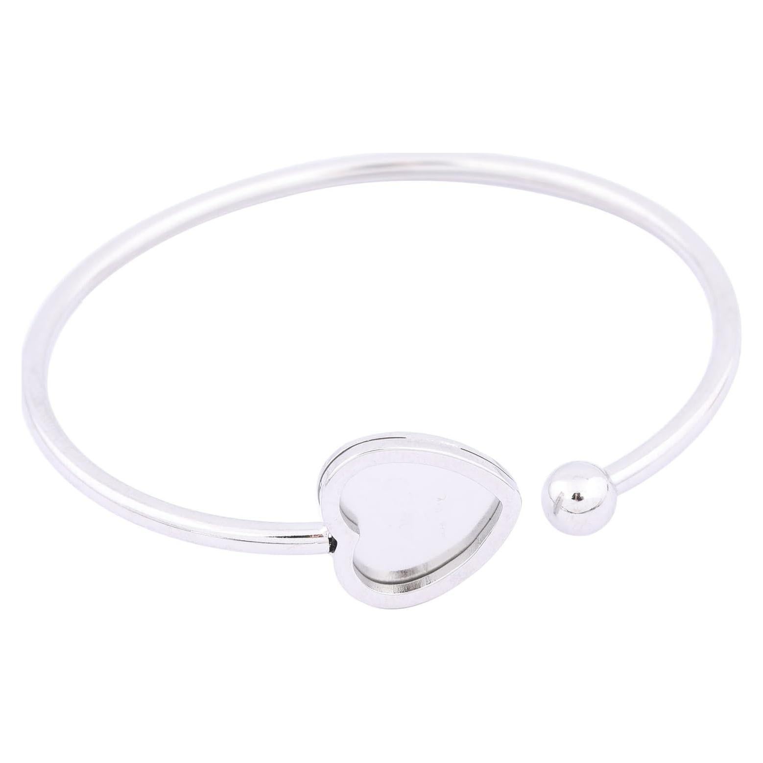 5 Piezas Base de Pulsera Ajustable Reidgaller Acero Inoxidable 12mm