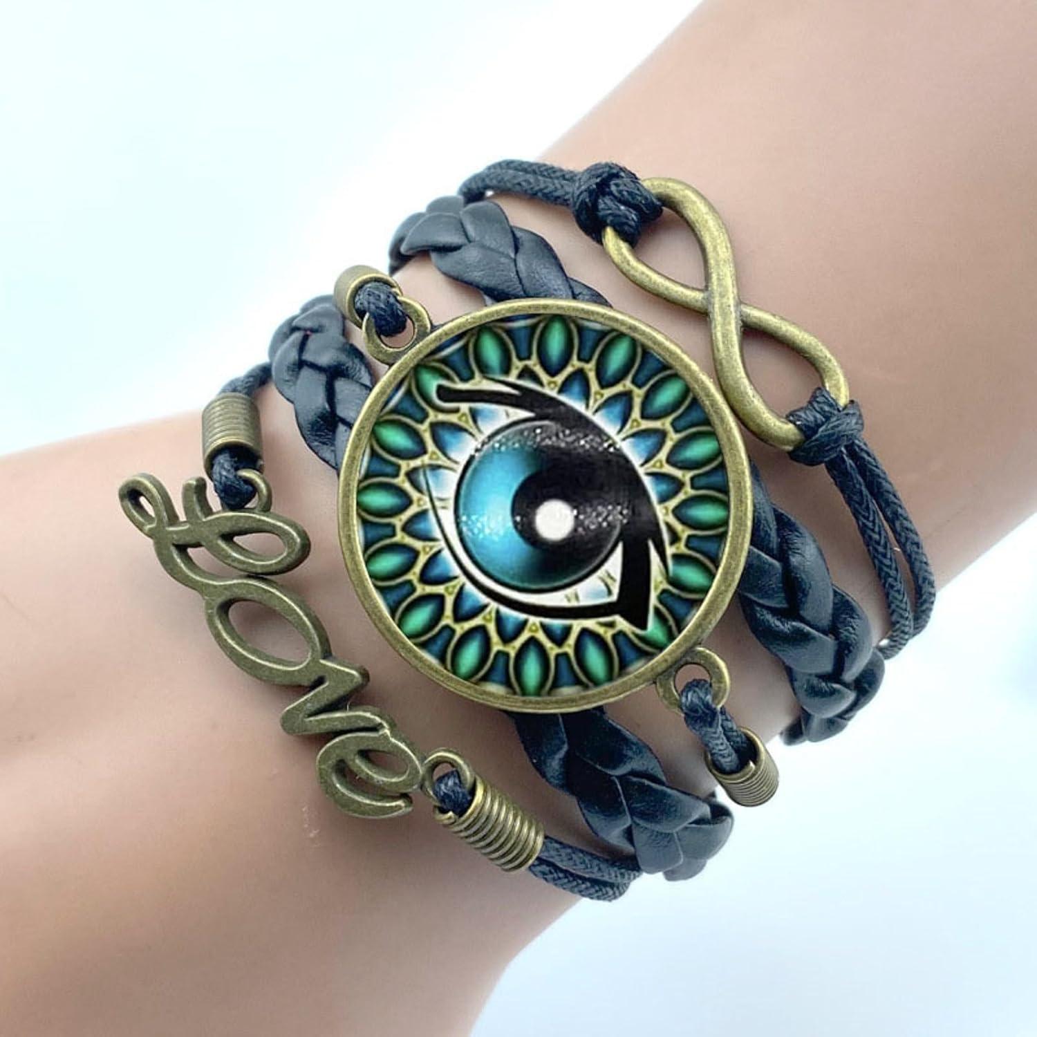 Conjunto de Pulseras de Cuero Sintético MIAO JIN 12PCS 25mm