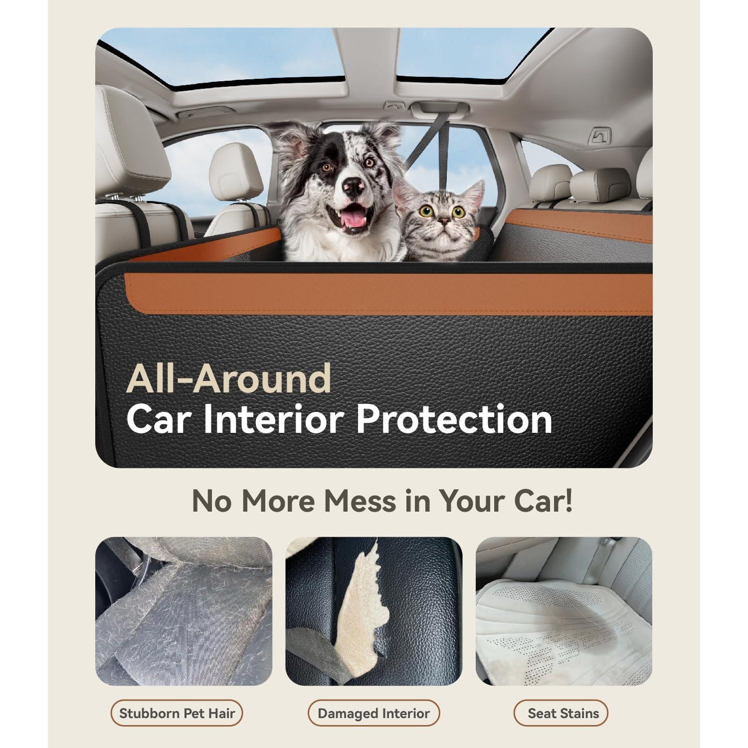 Extensor de Asiento Trasero para Perros Letsenjoy 139.7x63.5cm