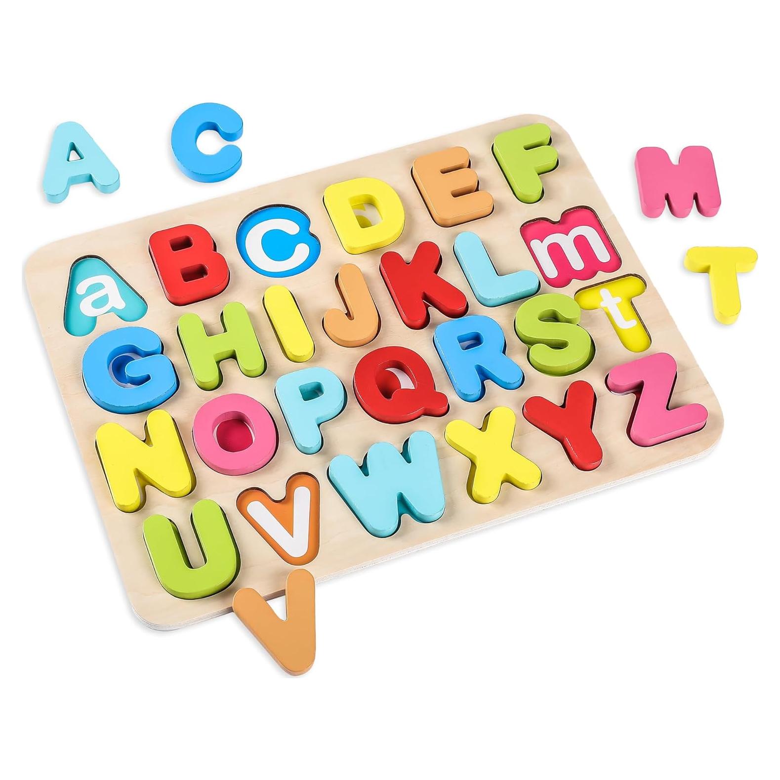 Rompecabezas de Madera Aile Alfabeto Educativo 3-5 Años