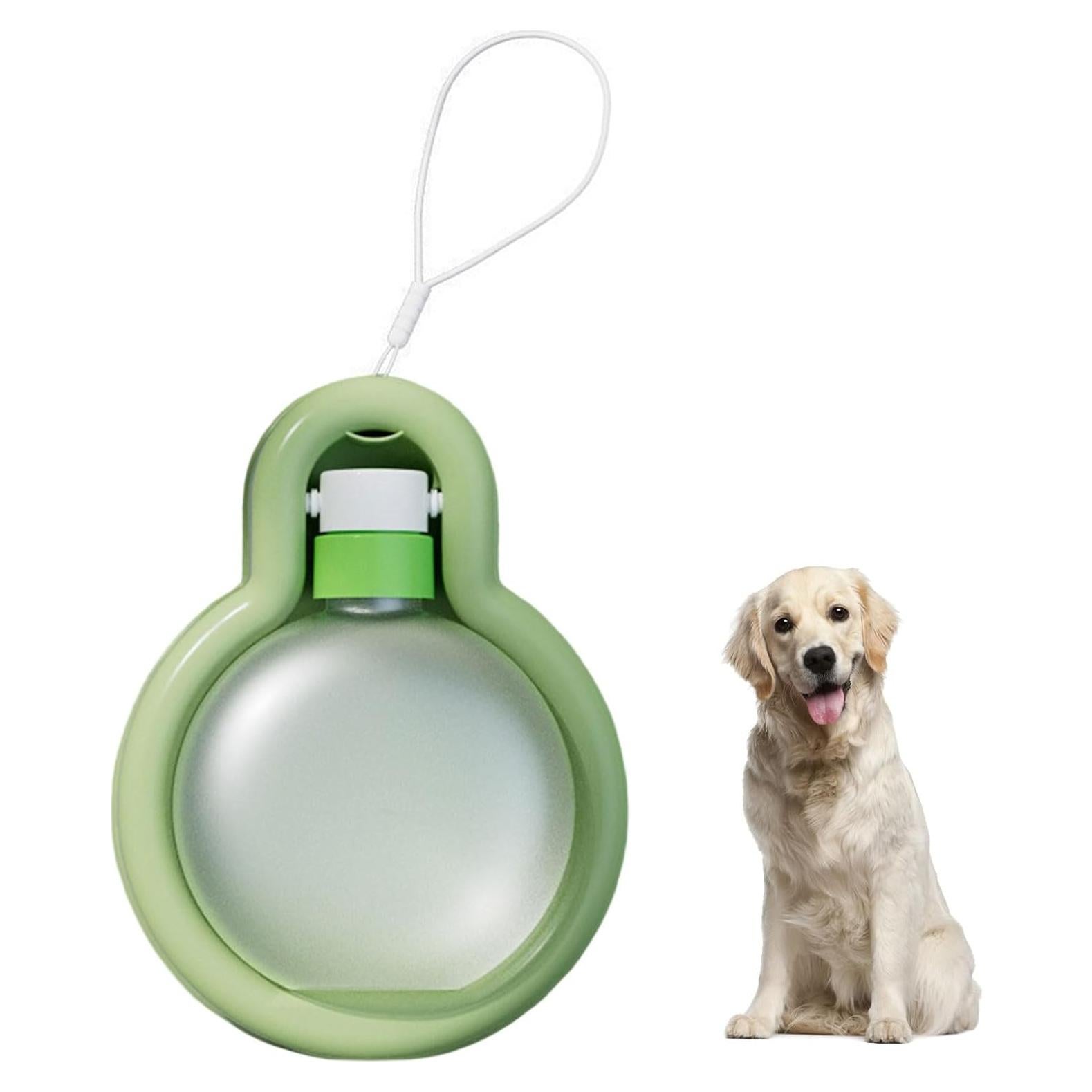 Dispensador de Agua para Perros Portátil RMNHPTK 500ml Verde