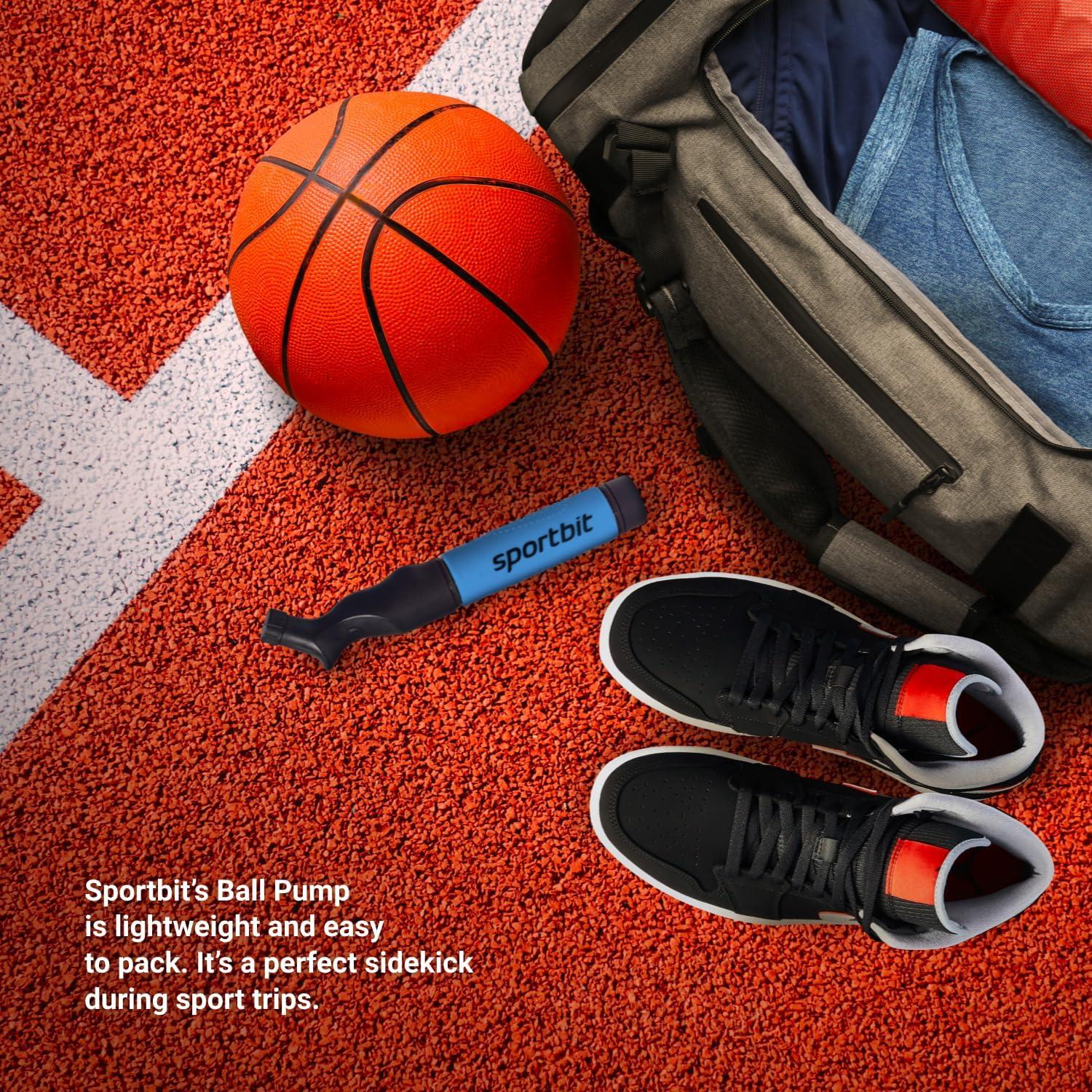 Bomba de Pelotas SPORTBIT Manual - Inflador para Voleibol y Fútbol