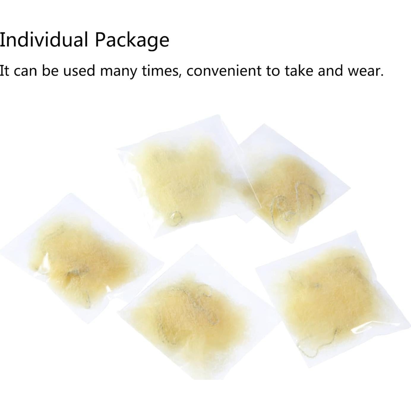 Redes para Moño de Cabello Zonon Beige + 40 Pines U