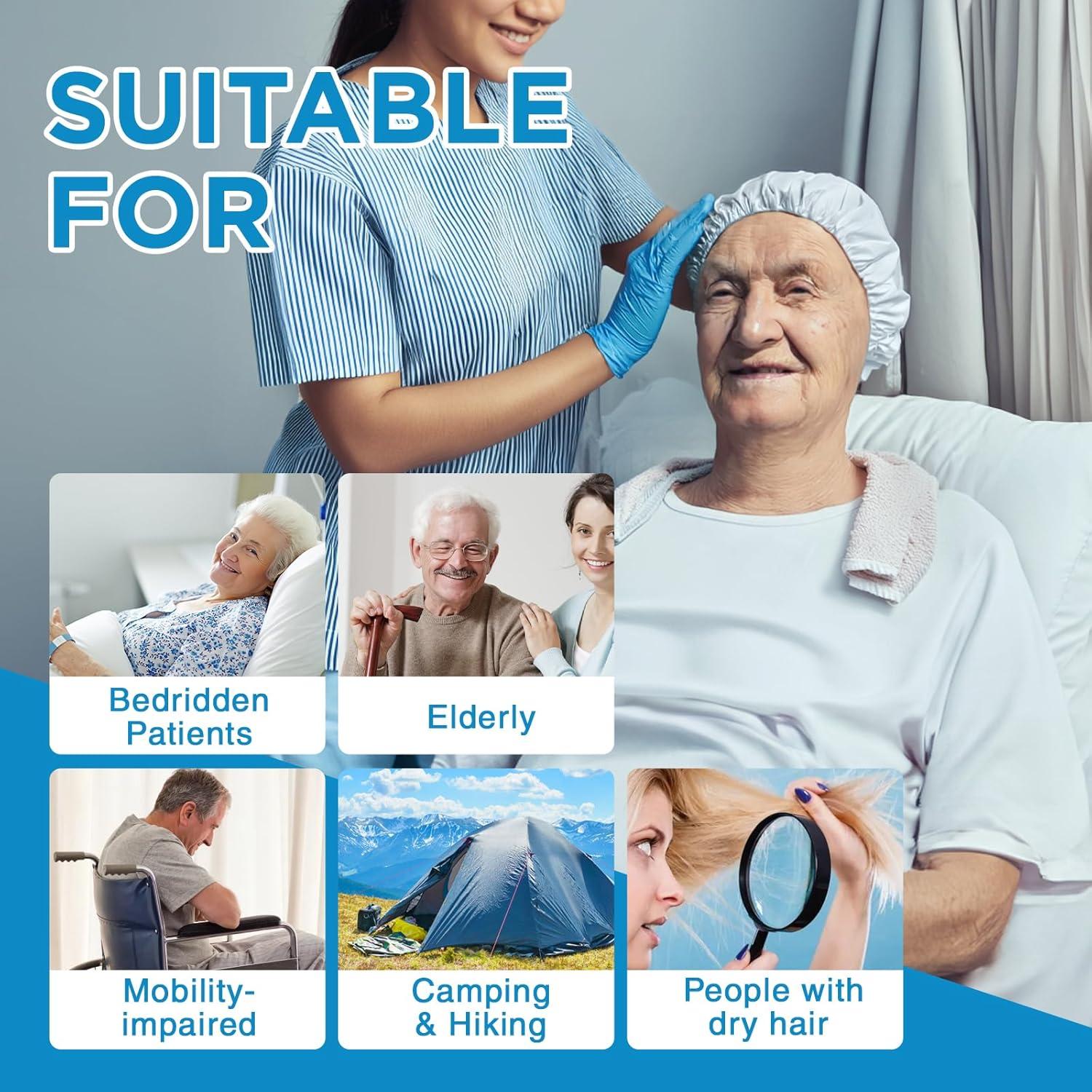 Gorro de Champú Sin Agua OK TAPE Aloe Vera - 6 Paquetes