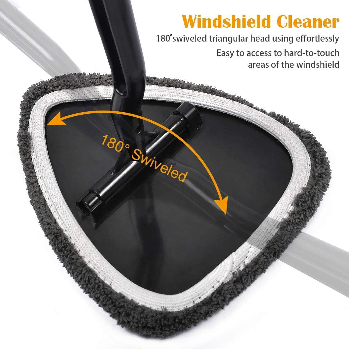 Herramienta de Limpieza de Ventanas AutoEC 2 en 1 con Raspador