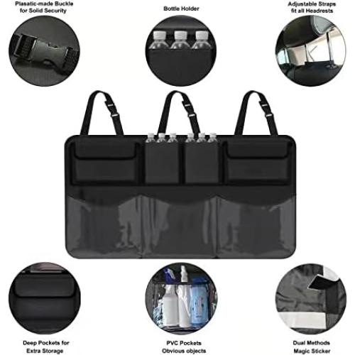 Organizador de Maletero Snuopfy GB7 con 7 Bolsillos Plegable