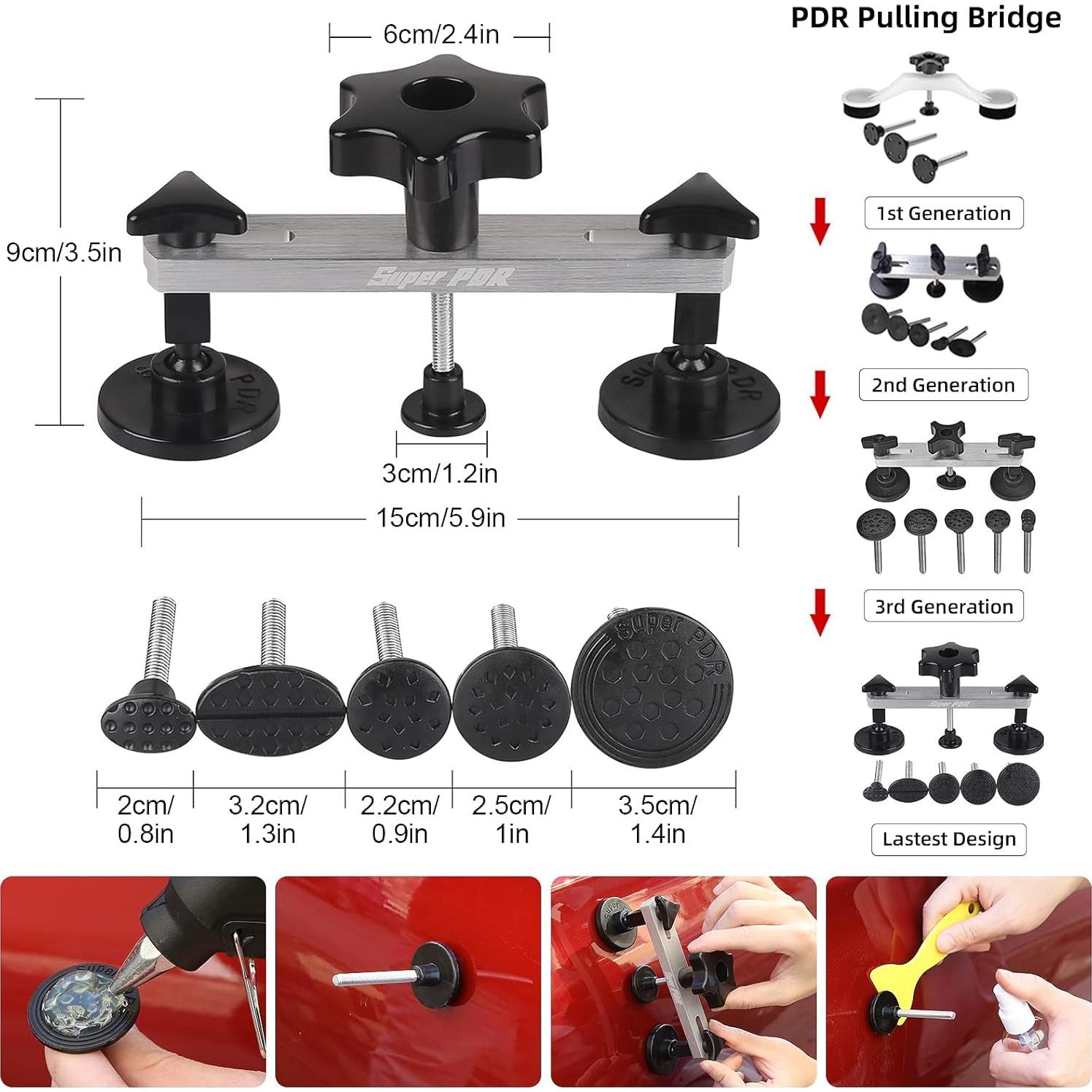 Kit de Extracción de Abolladuras Super PDR SP-ZL 0.78 kg