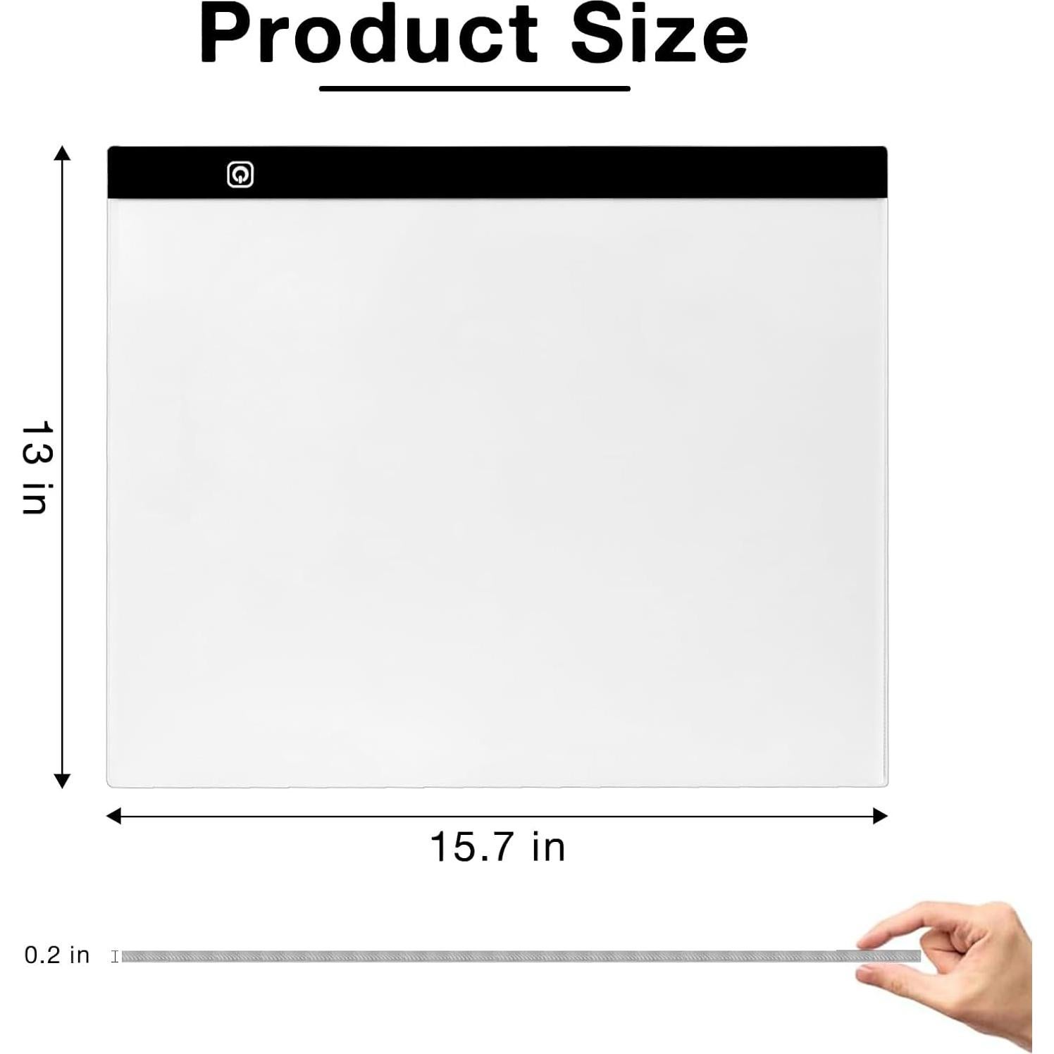Pad de Luz LED A3 Funshot con Alimentación USB y 4 Clips