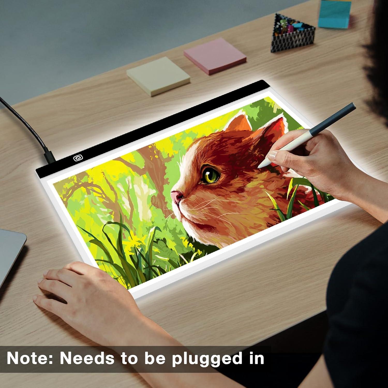 Pad de Luz LED A3 Funshot con Alimentación USB y 4 Clips