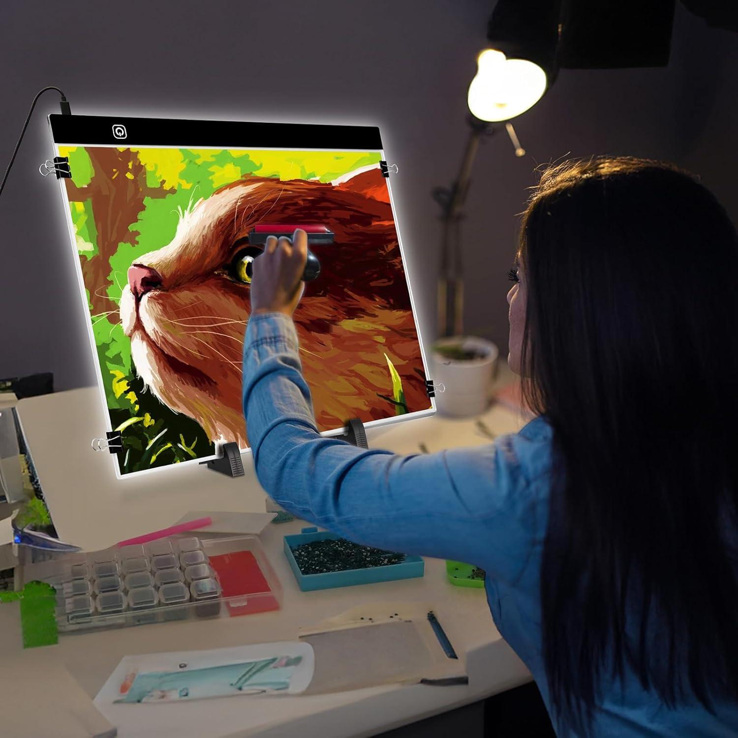 Pad de Luz LED A3 Funshot con Alimentación USB y 4 Clips