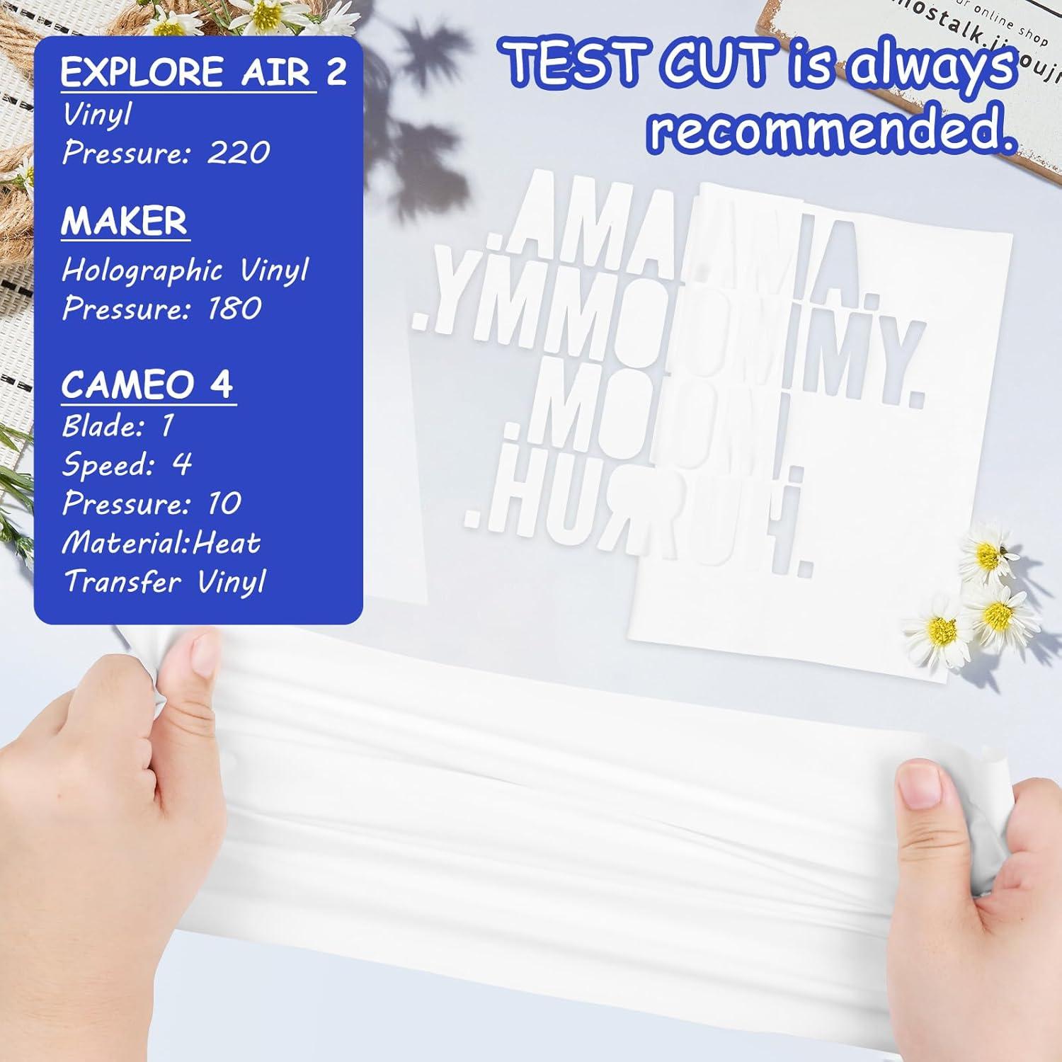 Vinilo de Transferencia de Calor TECKWRAP 24 Hojas 30.48x30.48cm Blanco