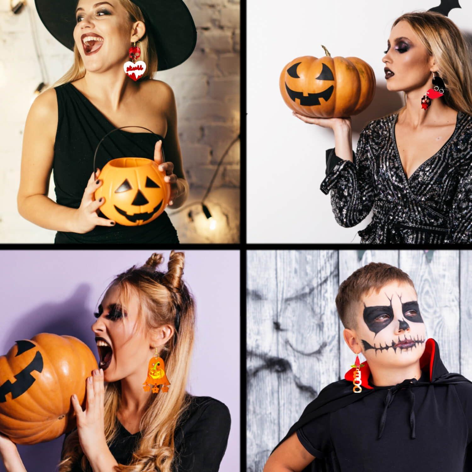 Kit de Moldes de Resina Halloween Rifanda 224 Piezas