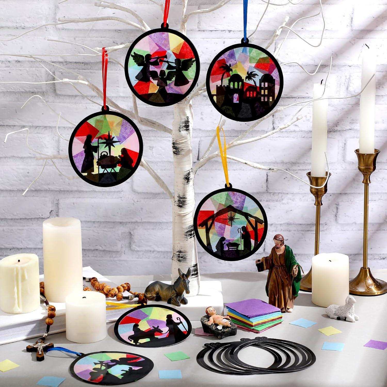 30 Piezas Manualidades de Papel Atrapa Luz AmazingSpark