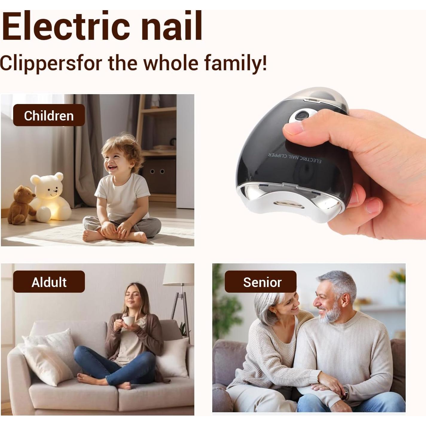 Cortador y Pulidor Eléctrico 2-en-1 VeloxM Negro