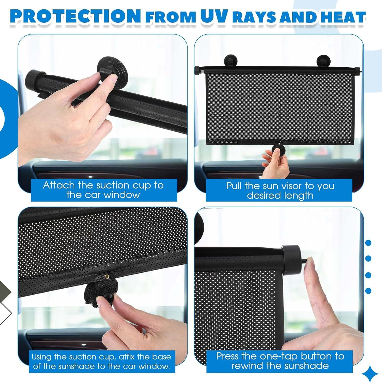 Sombrillas de Ventana de Coche Blosssound 50 cm UV