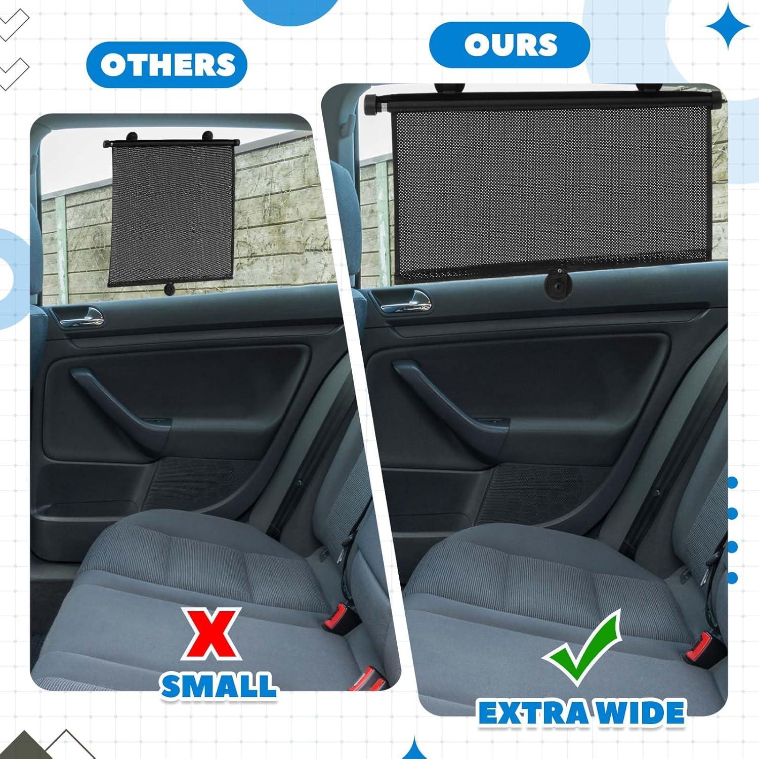 Sombrillas de Ventana de Coche Blosssound 50 cm UV