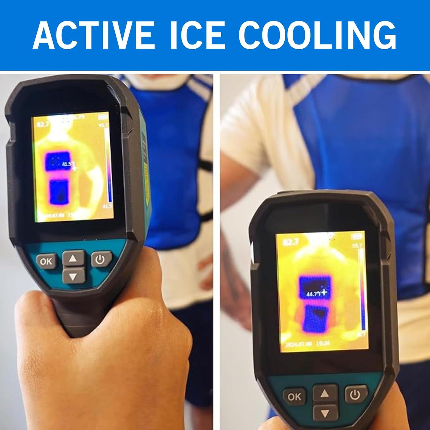 Chaleco Refrigerante New Home Innovations S-XXL 8 Paquetes Hielo